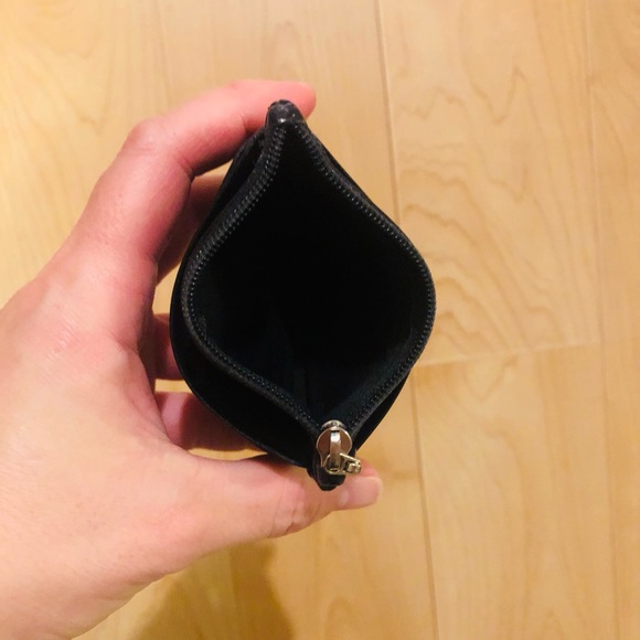 Unisex Black leather Waterford credit card & change wallet - Picture 3 of 14